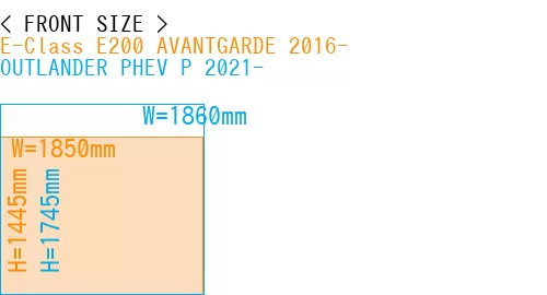 #E-Class E200 AVANTGARDE 2016- + OUTLANDER PHEV P 2021-